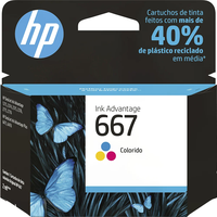 Cartucho Original HP 3ym78ab 667 Colorido