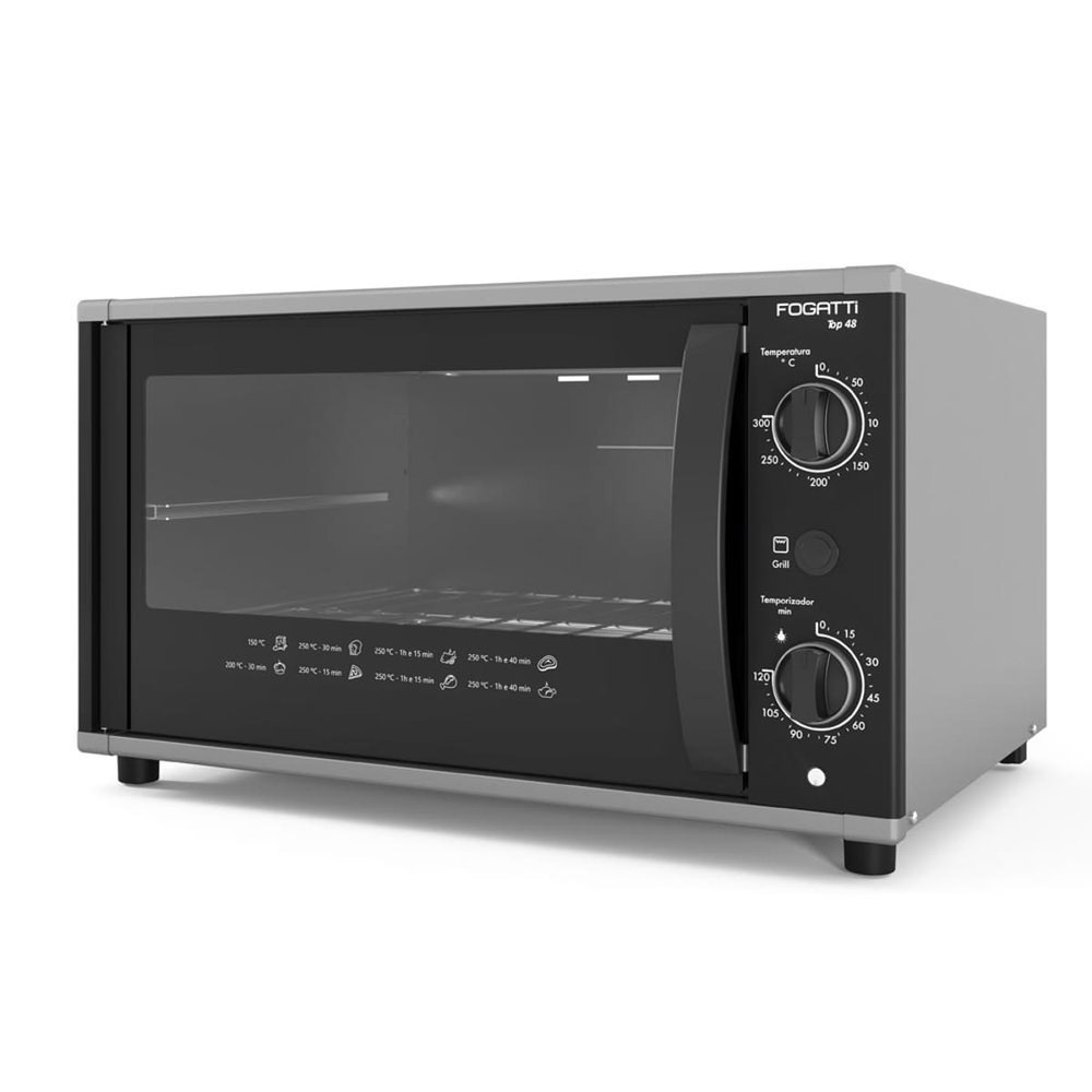 Forno 48l Fogatti Preto - Elétrico - Top - 220v - 10055463.2