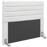 Cabeceira King 1,95m Friburgo Corano Branco - Pallazio