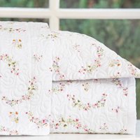 Colcha Trapuntada King Scavone 300 Fios Fiori