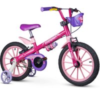 Bicicleta com Rodinha para menina Top Girls Aro 16 Nathor