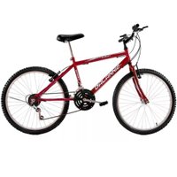 Bicicleta Aro 26 18V Sport Bike Cor Vermelha