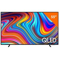 Smart TV 55 QLED 4K Samsung Modo Game Design Slim - Preto