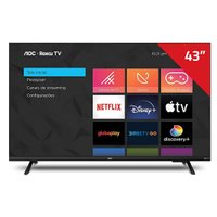 Smart TV 43 Full HD AOC 43S5135/78G Dolby Digital - Preto