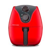 Fritadeira Elétrica Air Fryer 4L 1500W com Grade Multilaser Vermelho