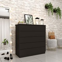 Cômoda Premium MDF Com 5 Gavetas Tcil