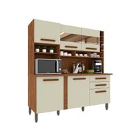 Cozinha Alexia com Espelho Com 6 Portas MDF e MDP Imop