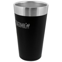 Copo Térmico Cold Beer Forever 473 Ml Aço Inox Sem Tampa Thermal Preto