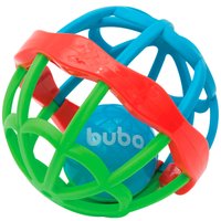 Brinquedo Chocalho para Bebê Criança Bolinha Colorida Buba Baby Ball +3 Meses