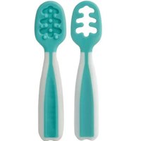 2 Colheres Treinamento Buba Introdução Alimentar Bebê 6 Meses Verde