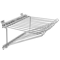 Calceiro Deslizante para Closet Guarda Roupas  38x46x2cm 12 Varetas Aramado Cromado Tubular Schmitt