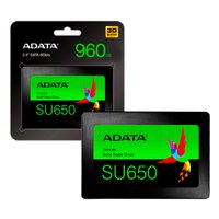 SSD 960GB Adata Ultimate SU650, SATA 6GB/s, Leitura 520MB/s, Gravação 450MB/s - ASU650SS-960GT-R