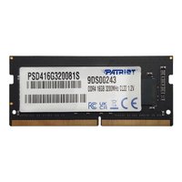 Memória para Notebook 16GB Patriot Signature Line, DDR4, 3200MHz, CL22, 1.2V - PSD416G320081S
