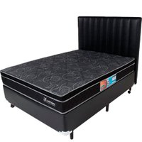 Cama Box Casal Mais Colchão Molas Ensacadas e Cabeceira 138x188x57CM BF Colchões