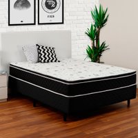Cama Box Casal com Pillow Molas Superlastic 138x188x56cm BF Colchões