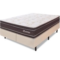 Cama Box Colchão King 100 Espuma Dupla Face Antialérgico 193x203x56cm - BF Colchões