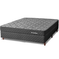 Cama Box Colchão King Espuma D45 Extra Firme Ortopédico Certificada Antialérgico 193x203x51cm BF Colchões