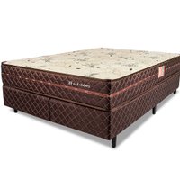 Cama Box Colchão Queen Ortopédico Firme Espuma D33 Antialérgico Certificado 158x198x58CM BF Colchões