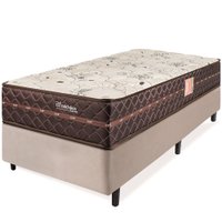 Cama Box Colchão Solteiro Ortopédico Firme Espuma D33 Antialérgico Certificado 88x188x58cm BF Colchões