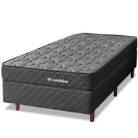 Cama Box Colchão Solteiro Espuma D45 Extra Firme Ortopédico Certificada Antialérgico 88x188x51cm BF Colchões