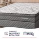 Cama Box Colchão Solteiro Espuma D45 Extra Firme Ortopédico Antialérgico Certificado 88x188x58cm - BF Colchões