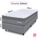 Cama Box Colchão Solteiro Espuma D45 Extra Firme Ortopédico Antialérgico Certificado 88x188x58cm - BF Colchões