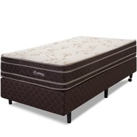 Cama Box Colchão Solteirão 100 Espuma Dupla Face Antialérgico 97x203x56cm - BF Colchões