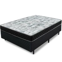 Cama Box Colchão Viuva Espuma D28 Certificado 128x188x62cm - BF Colchões