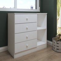 Cômoda Infantil Submarino 1 Porta 4 Gavetas
