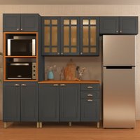Cozinha Completa Firenze 12 Portas 2 Gavetas com Vidro 6171.103