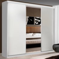 Guarda-Roupa Casal Evidence 3 Portas de Correr 4 Gavetas