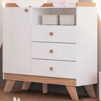 Cômoda Infantil Confete 1 Porta 3 Gavetas