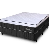 Cama Box Queen Molas Ensacadas Firme de Pillow Espuma D45 158x198X64 BF Colchões