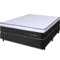 Cama Box Queen Molas Ensacadas Firme de Pillow Espuma D45 158x198X64 BF Colchões