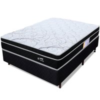 Cama Box Queen Molas Ensacadas Pillow Certificado Sonomar 158x198x55cm BF Colchões