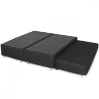 Box Queen com Cama Auxiliar Bicama de Mola Bonnel 158x198cm BF Colchões