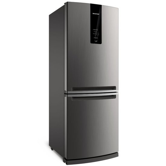 Refrigerador Brastemp Frost Free Inverse 443l Inox BRE57AKANA