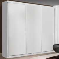 Guarda-Roupa Casal Itália 3 Portas 4 Gavetas de Correr Branco