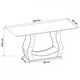 Mesa de Jantar 6 Lugares Dallas Cinza
