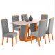 Mesa de Jantar 6 Lugares Dallas Cinza