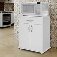 Armário De Cozinha 302 Branco 2 Portas 1 Gaveta Benetil