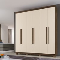 Roupeiro Milão 6 Portas 3 Gavetas Benetil