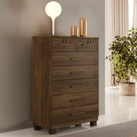 Cômoda New Barcelona 7 Gavetas Benetil Imbuia