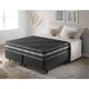 Cama Box Queen Preto + Colchão Ortopédico Espuma D45 Extra Firme Brooklyn 158x198x62cm