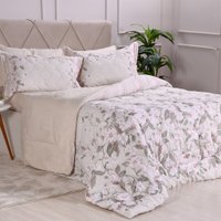 Edredom Estampado Queen 200 Fios 100% Algodão Extra Macio Holambra