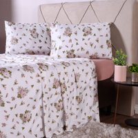 Jogo de Cama Casal Cotton Touch Toque Suave Fiori