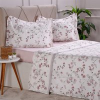 Jogo de Cama King 200 Fios 100% Algodão Extra Macio Kaitlyn