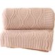 Manta Sofá Tricot Decorativa Refine 127x152 Peach