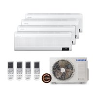 Ar Condicionado Multi Quadri Split Inverter Windfree Samsung 3x9000 + 1x12000 Btus Q/f 220V Monofásico AJ080AXJ4KH/AZ