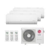 Ar Condicionado Multi Tri Split Inverter LG HW 24.000 Btus (2x Evap 9.000 e 1 Evap 12.000) Quente/Frio 220V Monofasico